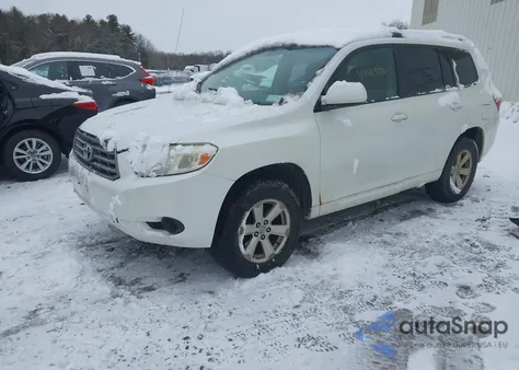 2010 Toyota Highlander Base V6 z USA, uszkodzony, nr VIN JTEBK3EH3A2165691